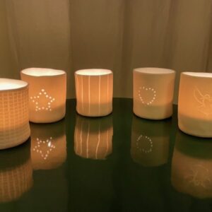 Lumignons tout en finesse pour la transparence de la porcelaine